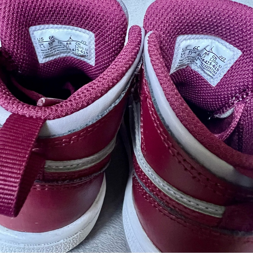 Air Jordan 1 Mid TD Toddler Sneakers - Picture 6 of 7